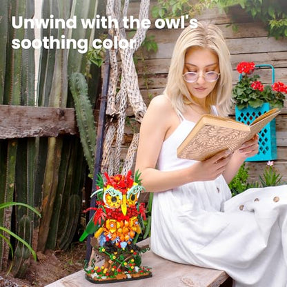 Owl Flower Building Sets for Adults