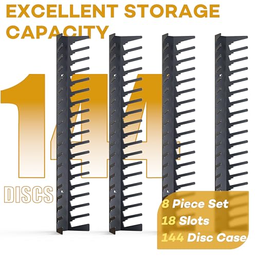 Video Game Storage Wall Mount Game Case Holder (144 Count)