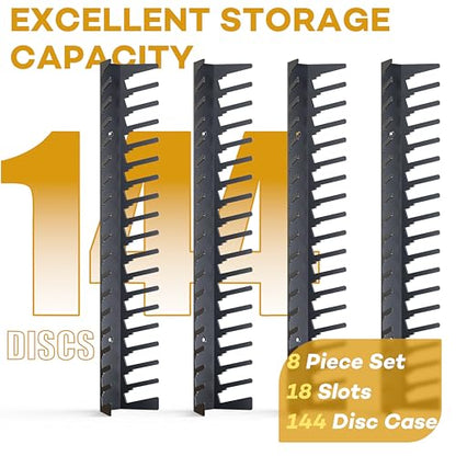 Video Game Storage Wall Mount Game Case Holder (144 Count)