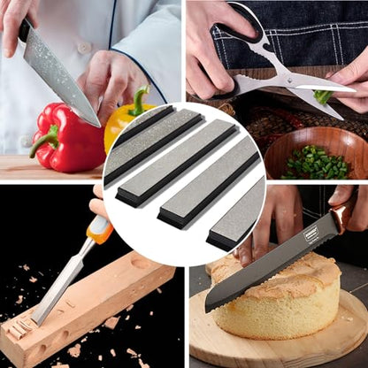 RUIXIN PRO 8 Pcs Diamond Knife Sharpening Stones for RUIXIN PRO RX (8 Count)