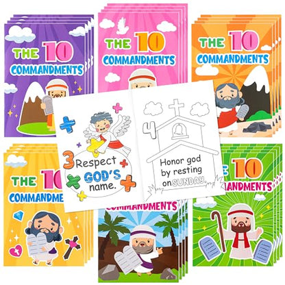The Ten Commandments Coloring Books