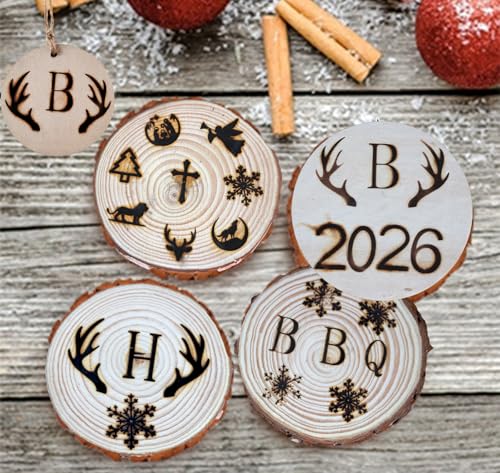 38 Pcs Mini 1" Branding Iron for Wood Leather Hats
