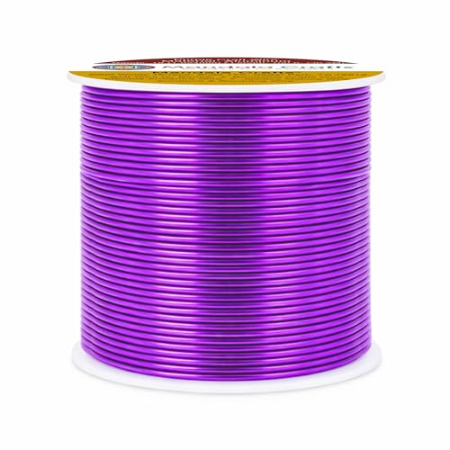 18 Gauge Purple Anodized Aluminum Craft Wire (100 Foot)