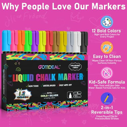 Chalk Markers (12 Count)