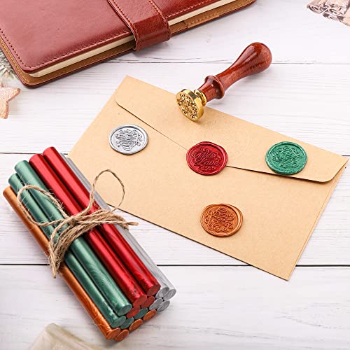 16Pcs Christmas Sealing Wax Sticks for Wax Seal Stamp (16 Count)
