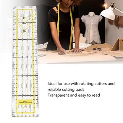 Sewing Ruler Acrylic Clear Ruler for Sewing
