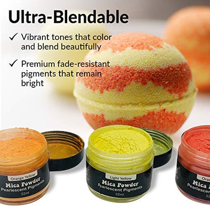 Mica Powder Pigment Powder for Epoxy Resin (25.9692 Fl Oz)