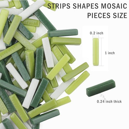 Mosaic Tiles for Crafts Bulk (7.05 Ounce)