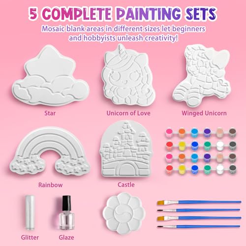 Unicorn Stepping Stones Painting Kits For Kids