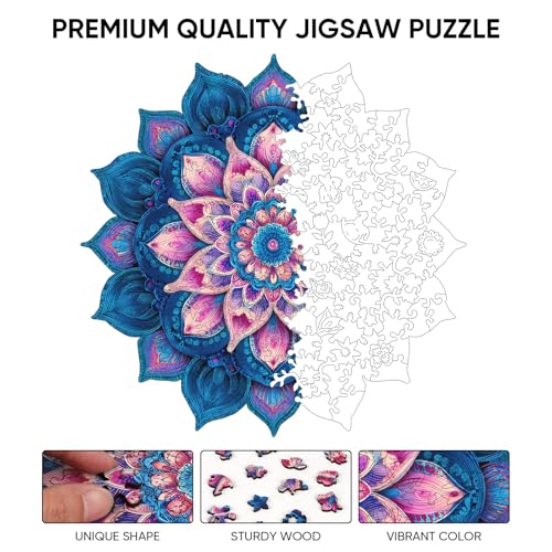 Mandala Wooden Puzzle (471 Count)