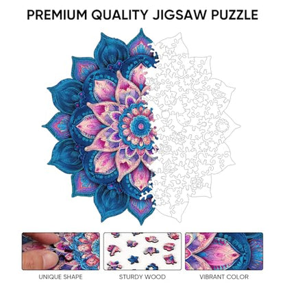 Mandala Wooden Puzzle (192 Count)