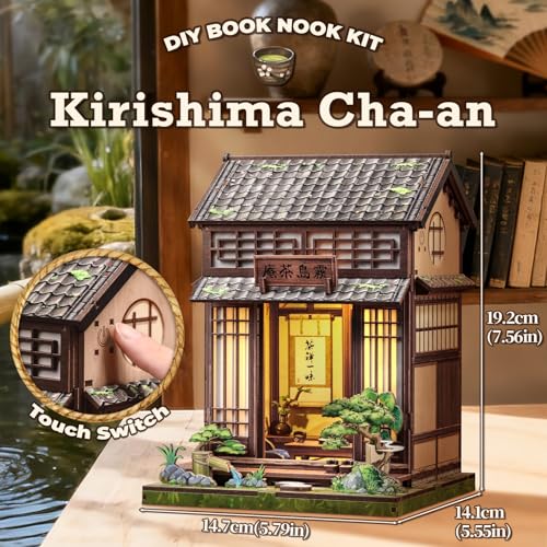 Japanese Book Nook Kit Miniature Tea House