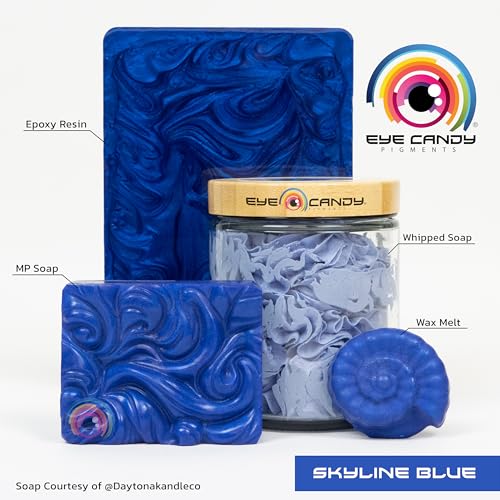 Premium Mica Powder Pigment “Skyline Blue”