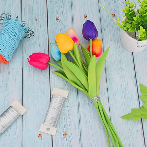22 Gauge Floral Flexible Wire for Christmas Wreath Tree (3 Count)
