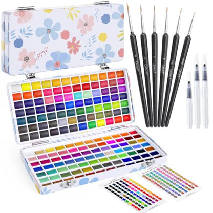 168 Colors Watercolor Paint Set (168 Count)