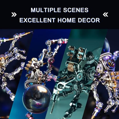 Mostarle Crystal Lamp Jumping Spider 3D Metal Puzzle