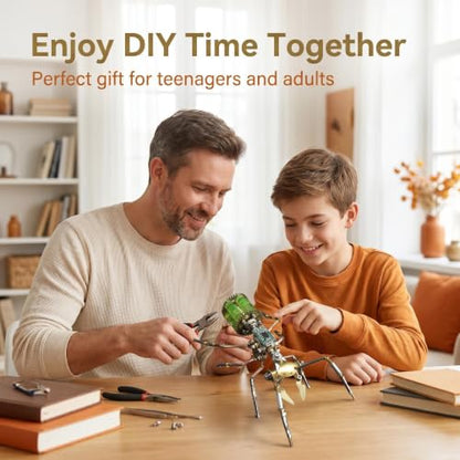 Steampunk 3D Metal Ant Puzzle Model for Adults