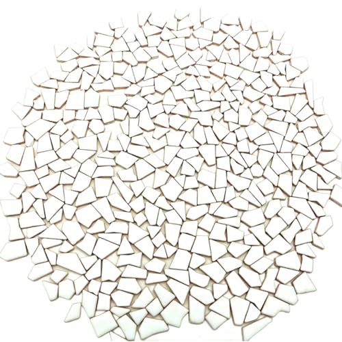 1.1LB Irregular Ceramics Mosaic Tiles (350 Count)