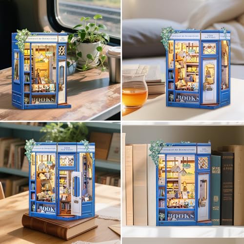 Book Nook Kit 3D Wooden Puzzles for Adults