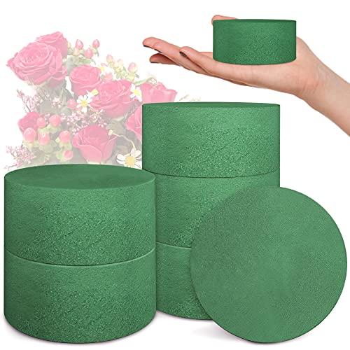 6 Packs Round Floral Foam Blocks (6 Count)