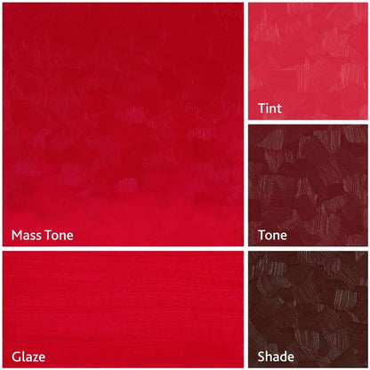 Tusc & Pine Artist Oil Paint - Permanent Red Deep, 40 ml, Non-Yellowing, Rich & Creamy Consistency, Maximum Pigment Load, Small Batch Milled Oil Paints Made in the USA for Professional Artists