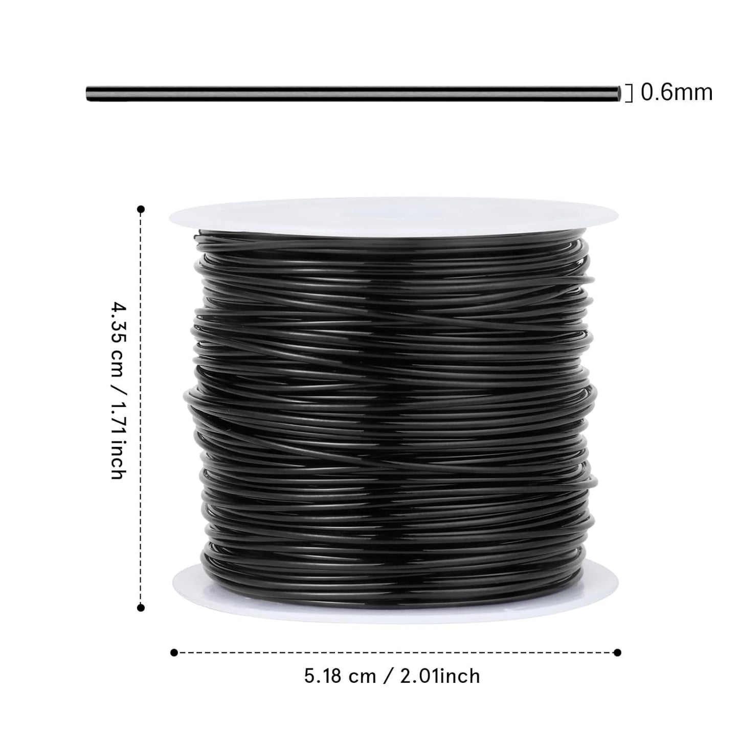 164FT Jewelry Wire 22 Gauge Tarnish-Resistant Copper Beading Wires Roll Bulk for DIY Crafts Jewelry Making, Black Wire - Crafty Corner