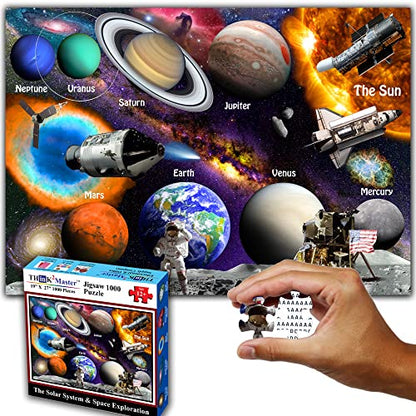 Solar System & Space Exploration 500 Pieces with Very Large Pieces Jigsaw Puzzle 13+