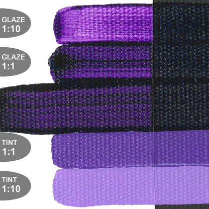 OPEN Slow-Drying Acrylics by GOLDEN, Dioxazine Purple, 5 fl oz. tube, Professional Acrylic Paint, Semi-Transparent