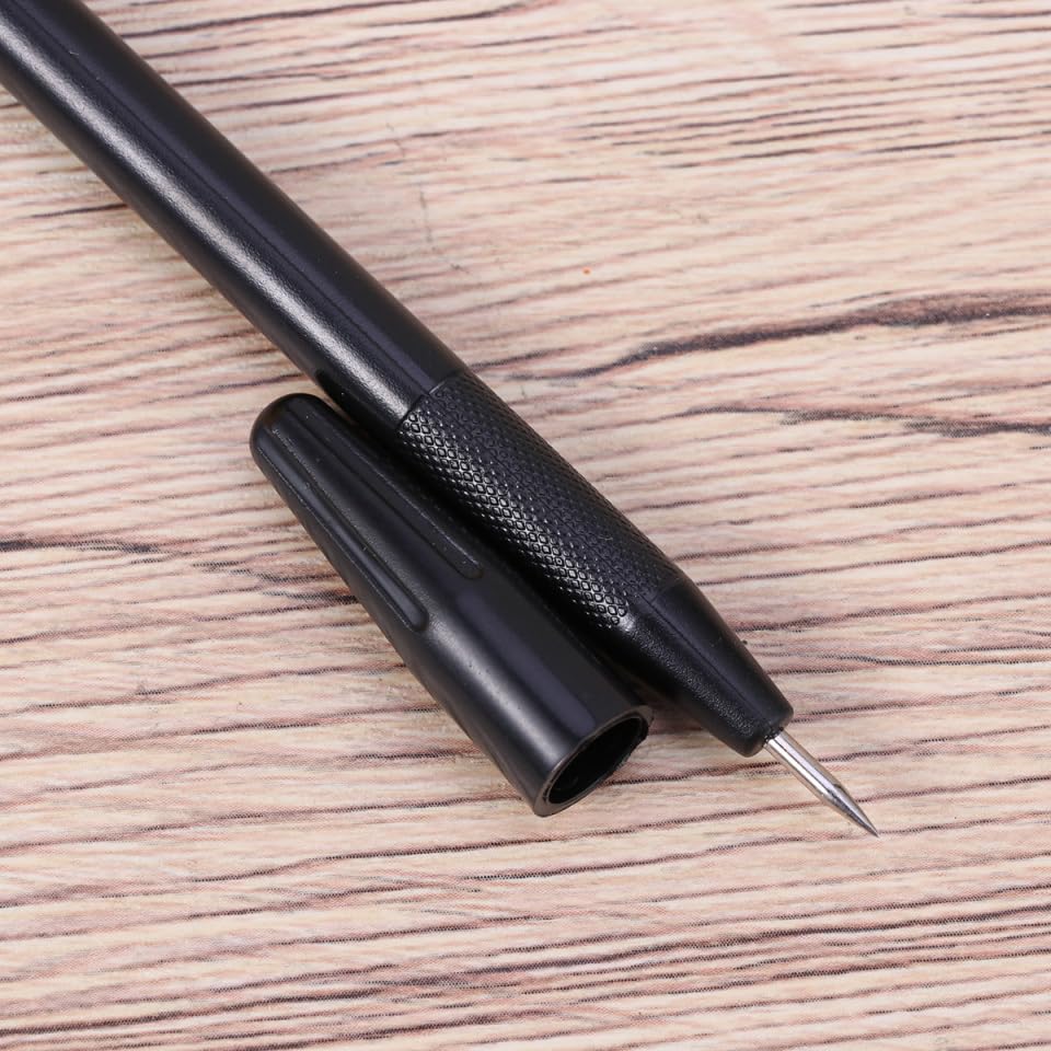 Scratch Painting Pens Set 10 Pcs Dual Tip Stylus Pens 6.29 Inch for Detailed Scratchboard Art and DIY Crafts with Comfortable Grip