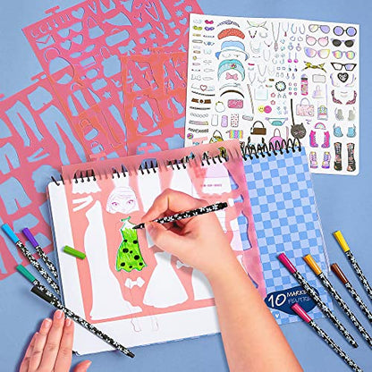 Fashionista Design Sketch Book Set