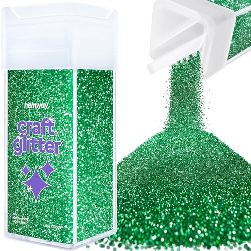 Craft Glitter Shaker Emerald Green 130g Microfine (3.8 Ounce)