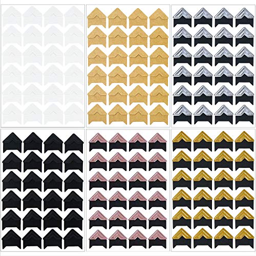 12 Sheets Photo Corner Stickers
