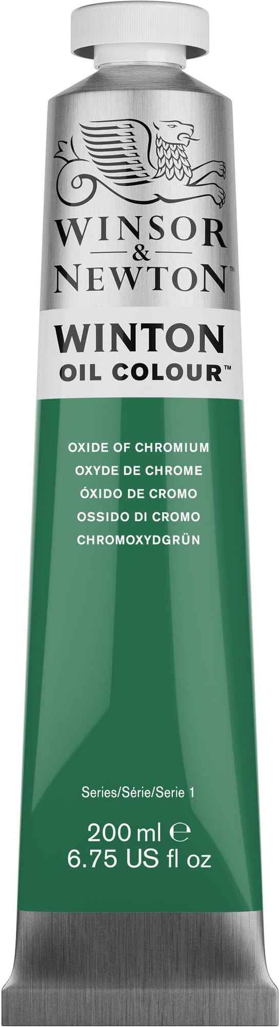 Winsor & Newton Winton Oil Color, 200ml (6.75-oz) Tube, Oxide Of Chromium