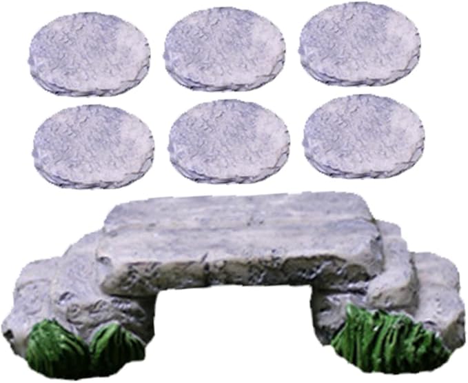 DIY Mini Mushroom Pedal Ornament Fairy Garden Decor for Outside Stepping Stone Kit