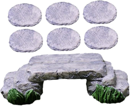 DIY Mini Mushroom Pedal Ornament Fairy Garden Decor for Outside Stepping Stone Kit