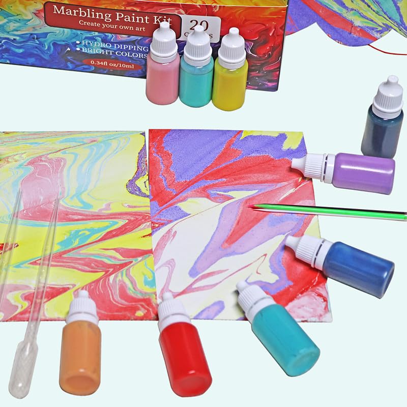 27PCS Water Marbling Painting Kit