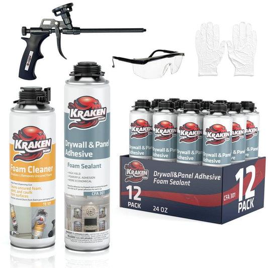 Drywall & Panel Adhesive Foam (12 Count)