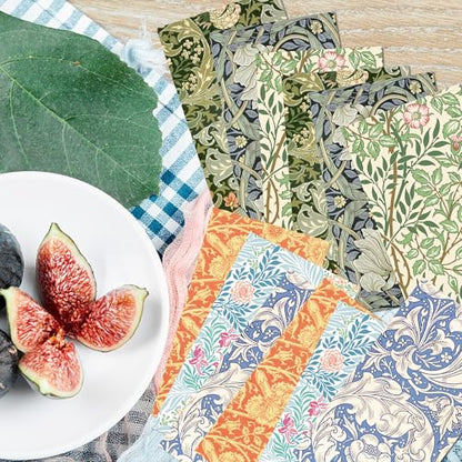 120PCS Vintage Floral Paper Napkins