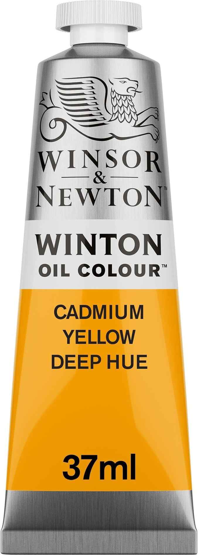 Winsor & Newton Winton Oil Color, 37ml (1.25-oz) Tube, Cadmium Yellow Deep Hue