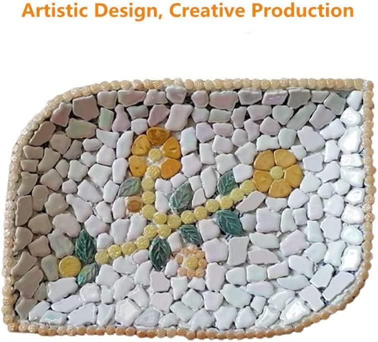 1.1LB Irregular Ceramics Mosaic Tiles (350 Count)