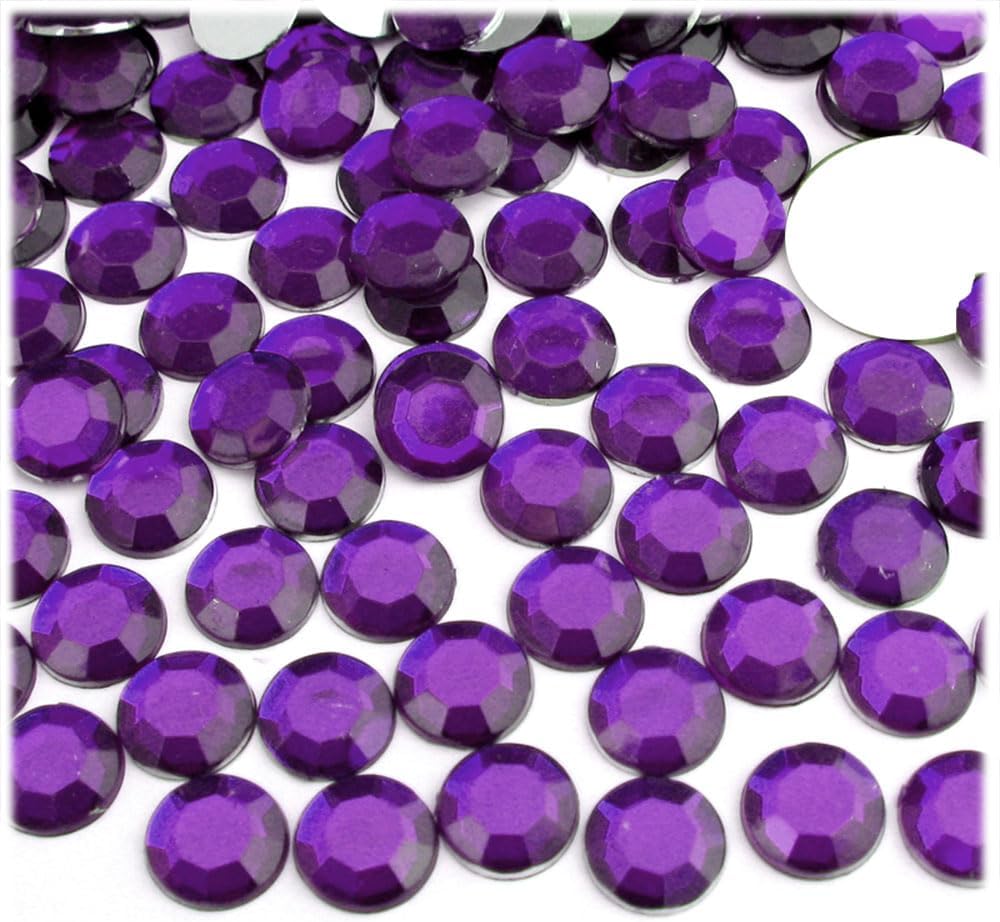 The Crafts Outlet 144pc Rhinestones Round 10mm - Multi Assortment - Crafty Corner