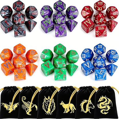 Polyhedral Dice Set (42 Count)