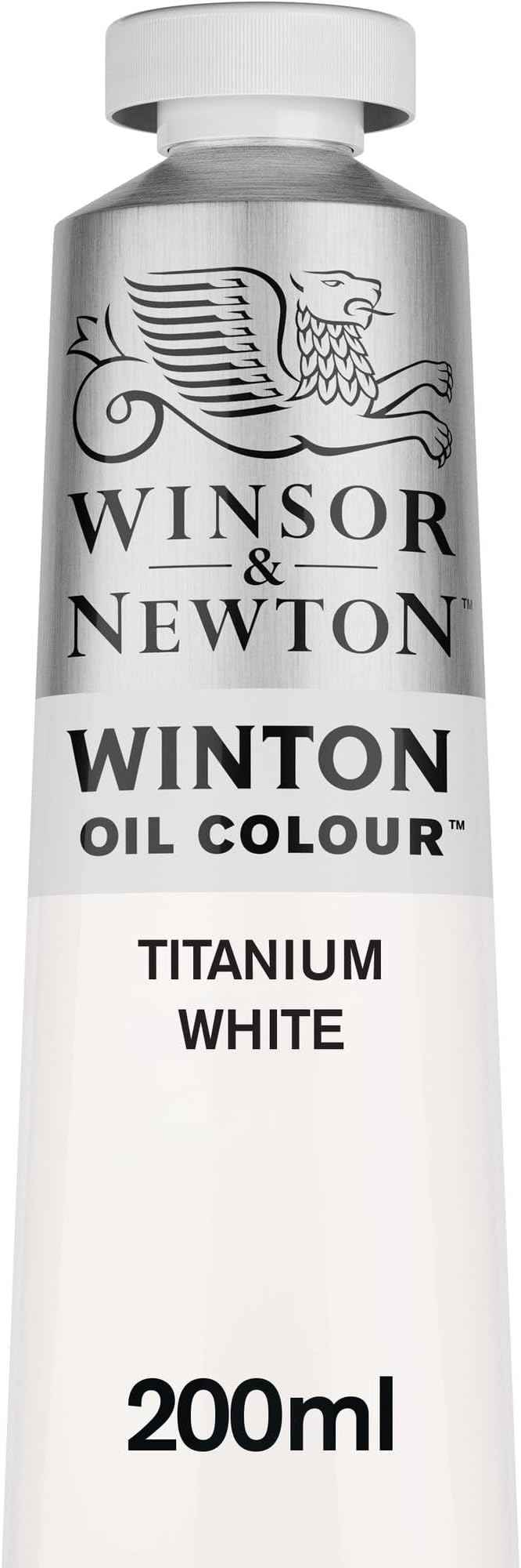 Winsor & Newton Winton Oil Color, 200ml (6.75-oz) Tube, Titanium White