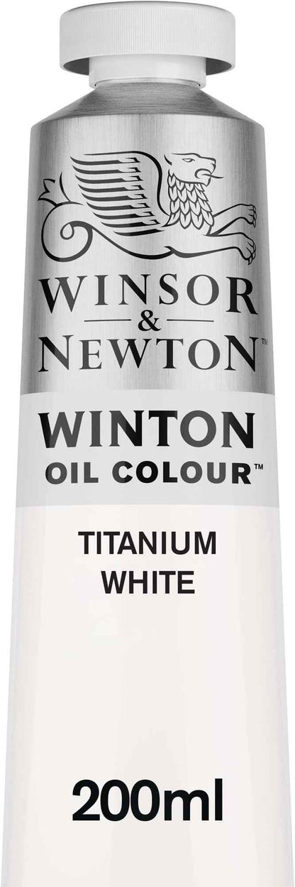 Winsor & Newton Winton Oil Color, 200ml (6.75-oz) Tube, Titanium White