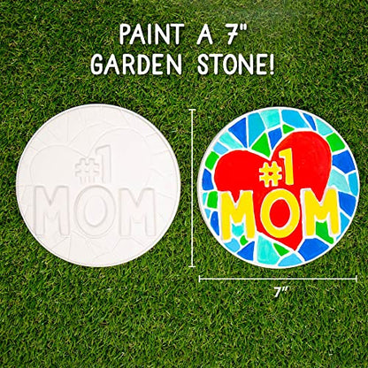 Paint Your Own #1 MOM Stepping Stone