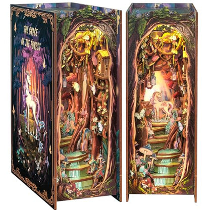 Book Nook Kit DIY Miniature House Dollhouse Kit for Adults