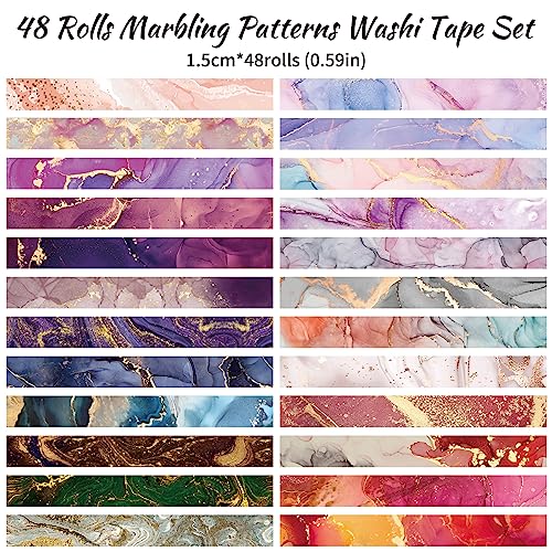 48 Rolls Washi Tape Set