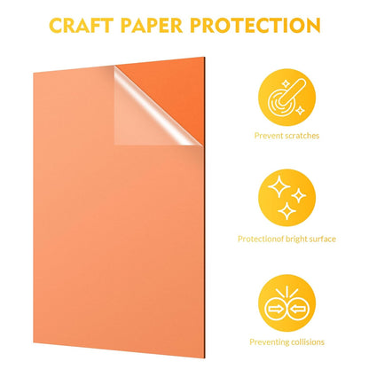 Laser Engraving Blank ABS Double Color Plastic Sheet, 11.8x6.49x0.05 inch Materials Double Color Plastic Sheet for Interior Signs, Badges, DIY Carving Pack of 12 (12 Color)