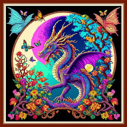 Stamped Cross Stitch Kits Full Range of Embroidery Patterns Starter Kits for Beginners Adult DIY Cross Stitches Needlepoint Kits 11CT
