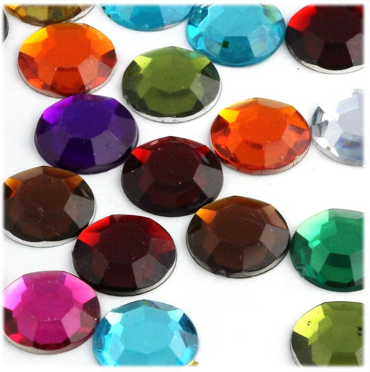The Crafts Outlet 72pc Rhinestones Round 20mm - Jewel Tone Assortment - Crafty Corner